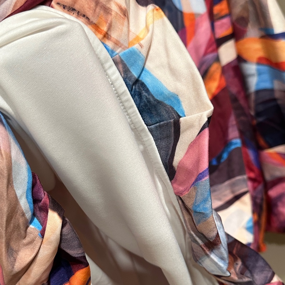 Chico's Multicolor Abstract Blouse - Picture 4 of 5